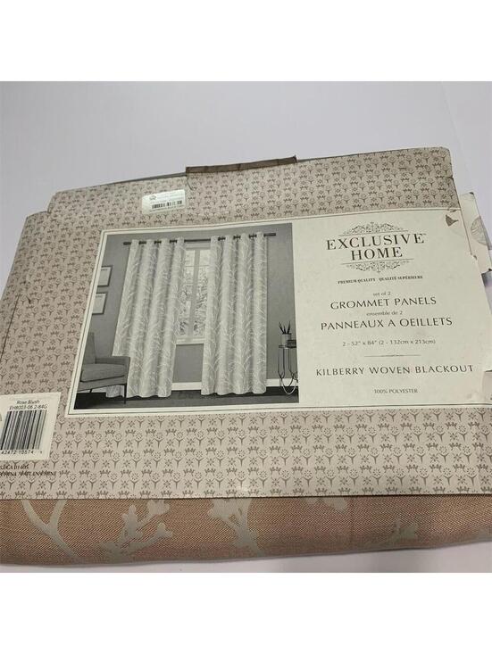 Other - Exclusive Home Blackout Grommet Curtain Panels Set of 2 84"x52"